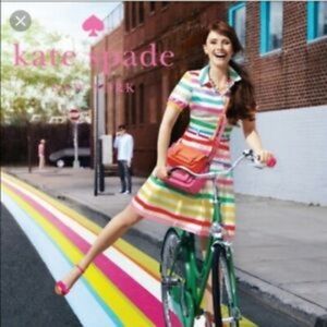 Kate Spade Candy Striped "Jeannette" Dress